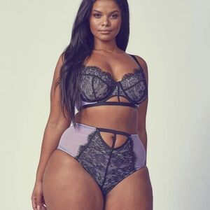 Gabi Fresh Playful Promises Lilac lingerie set